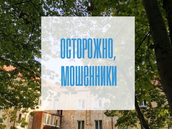 ОСТОРОЖНО, МОШЕННИКИ В КАЛИНИНГРАДЕ
