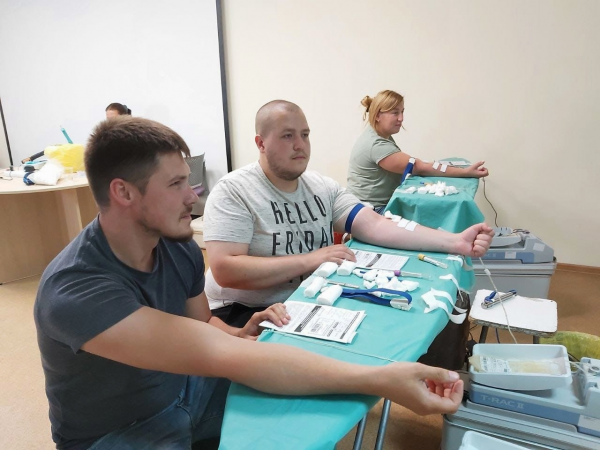 Сотрудники «Водоканала» стали донорами крови