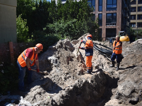 Замена труб в Янтарном!