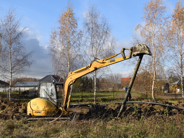 Замена водопровода в посёлке Коврово Зеленоградского округа 